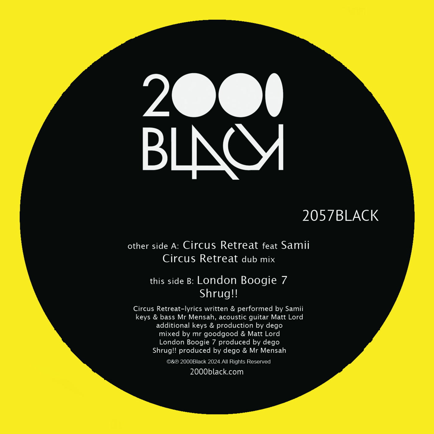 2000BLACK – Circus Retreat / London Boogie 7 (2000black)