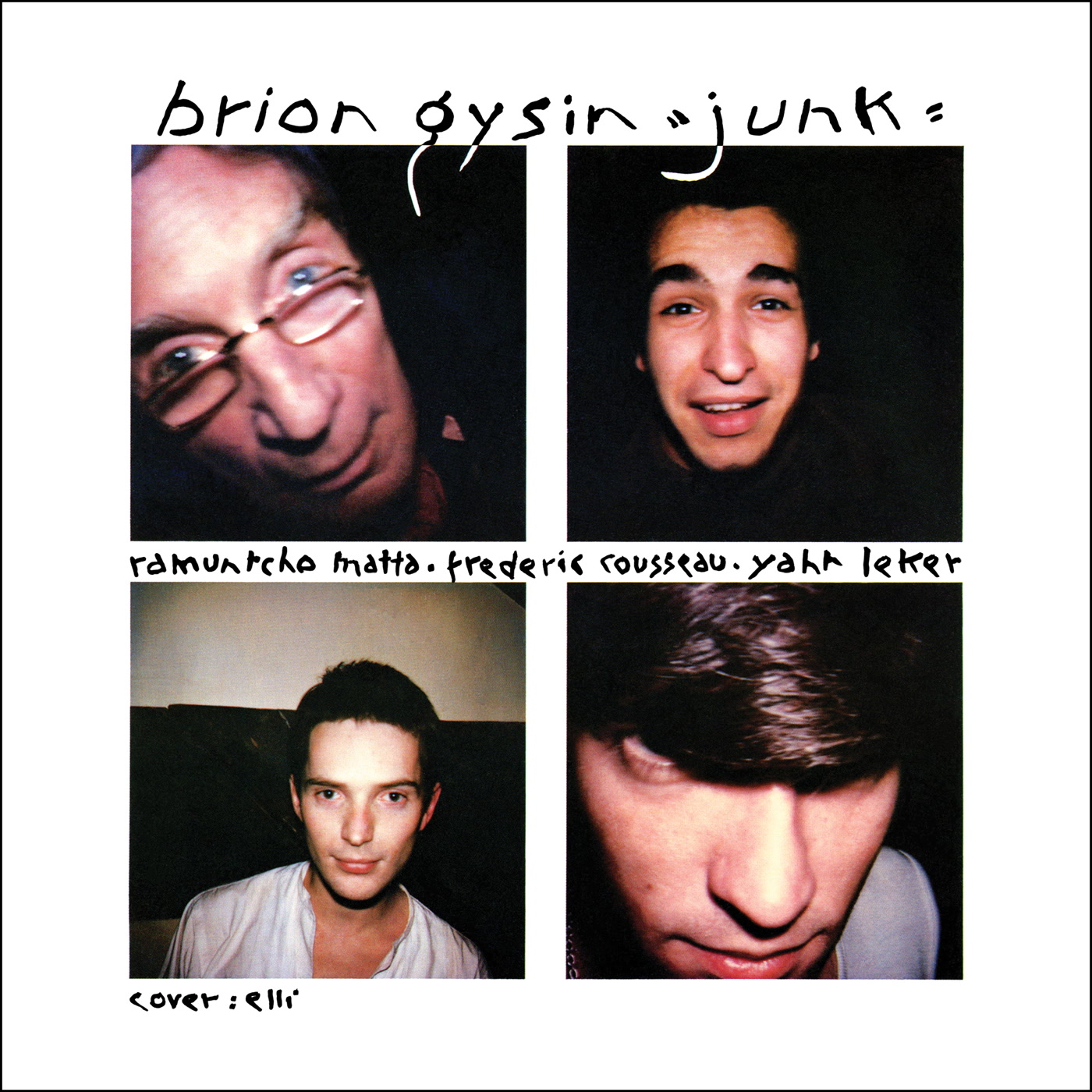 Brion Gysin – Junk (Wewantsounds)