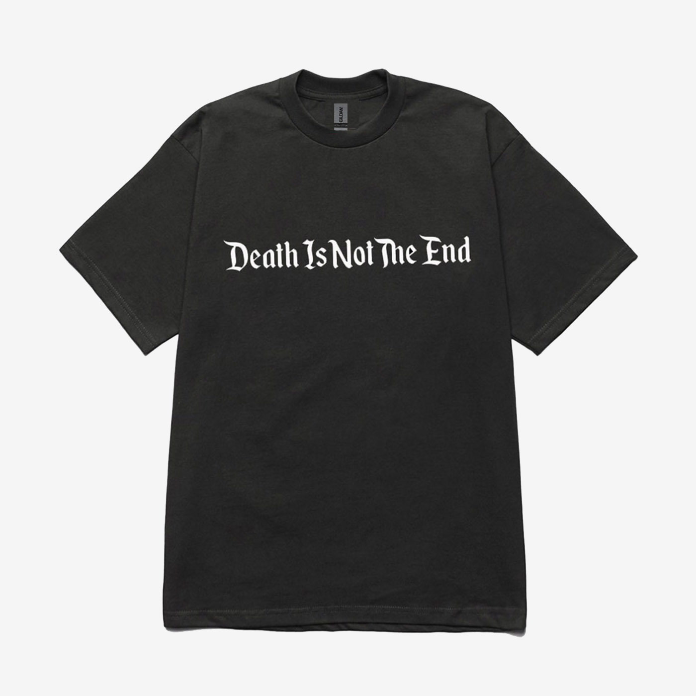 Death Is Not The End - Black Classic Logo Tee (Death Is Not The End ...