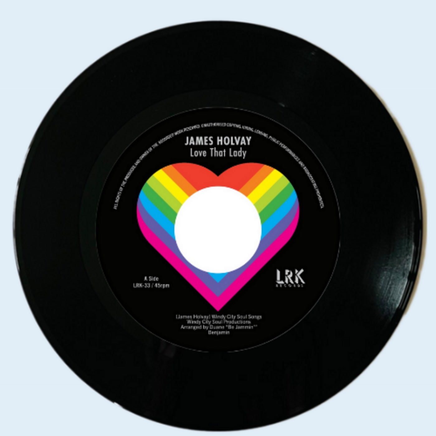 James Holvay – Love That Lady / Don't Take Your Love (LRK Records)