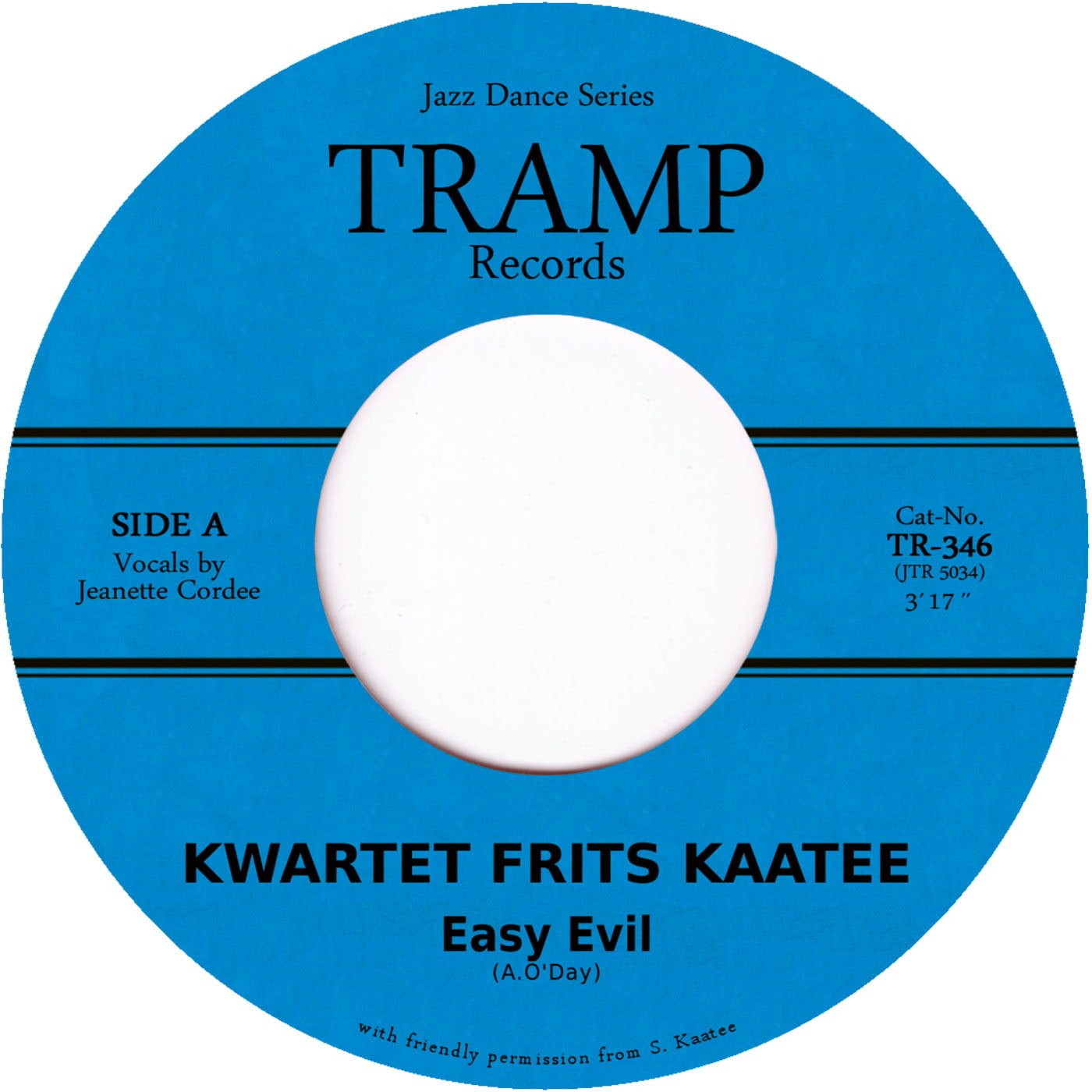Kwartet Frits Kaatee – Easy Evil (Tramp Records)