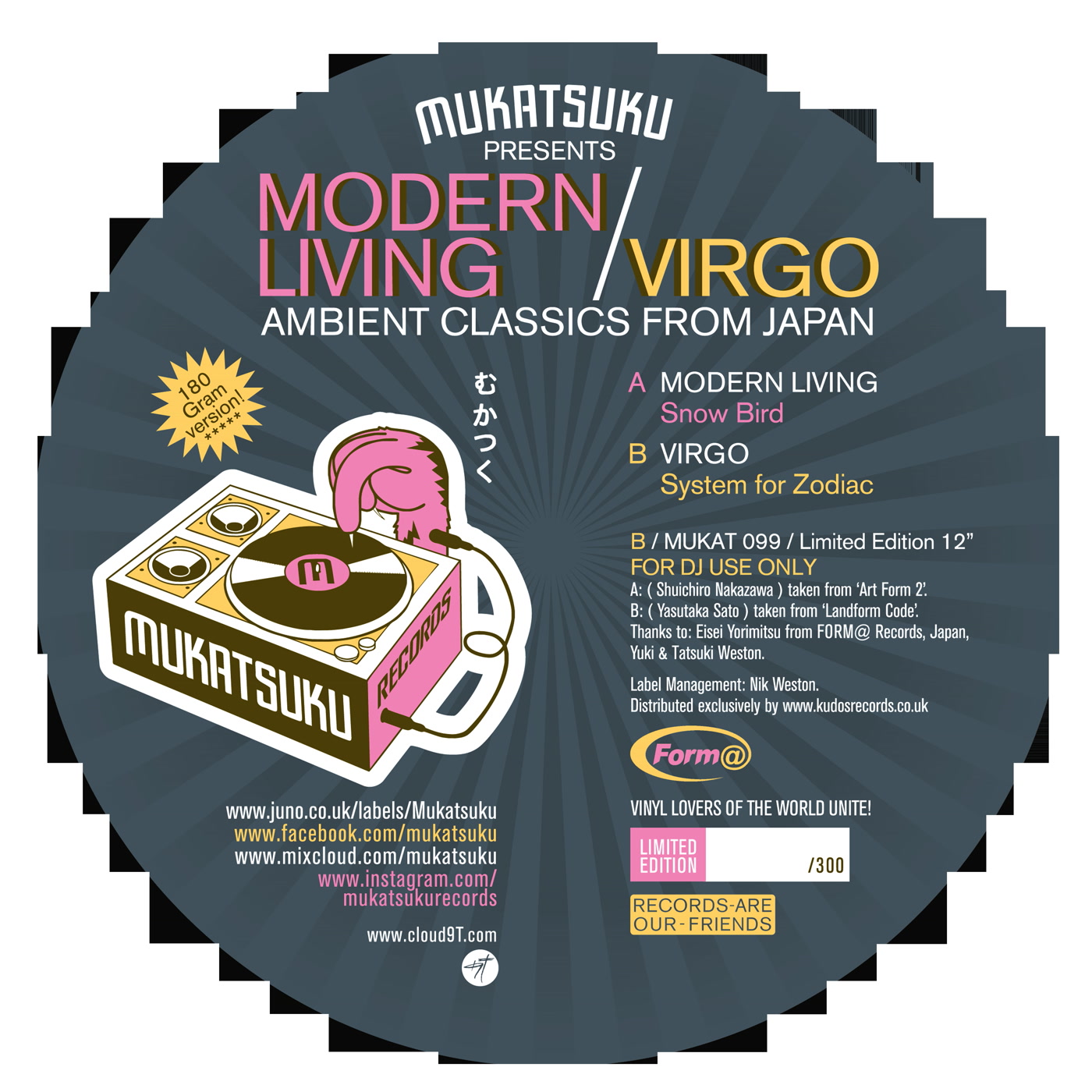 Modern Living & Virgo – Mukatsuku Presents: Ambient Classics From Japan (Mukatsuku)
