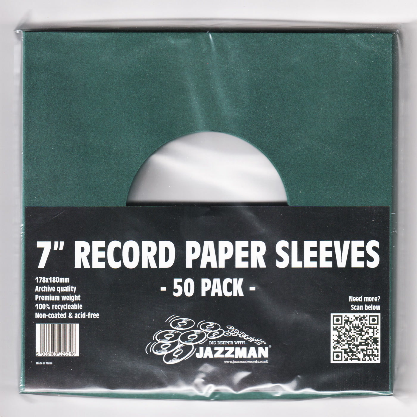 Olive Green Inner Sleeves – JMANSLEEVE1 (Jazzman)