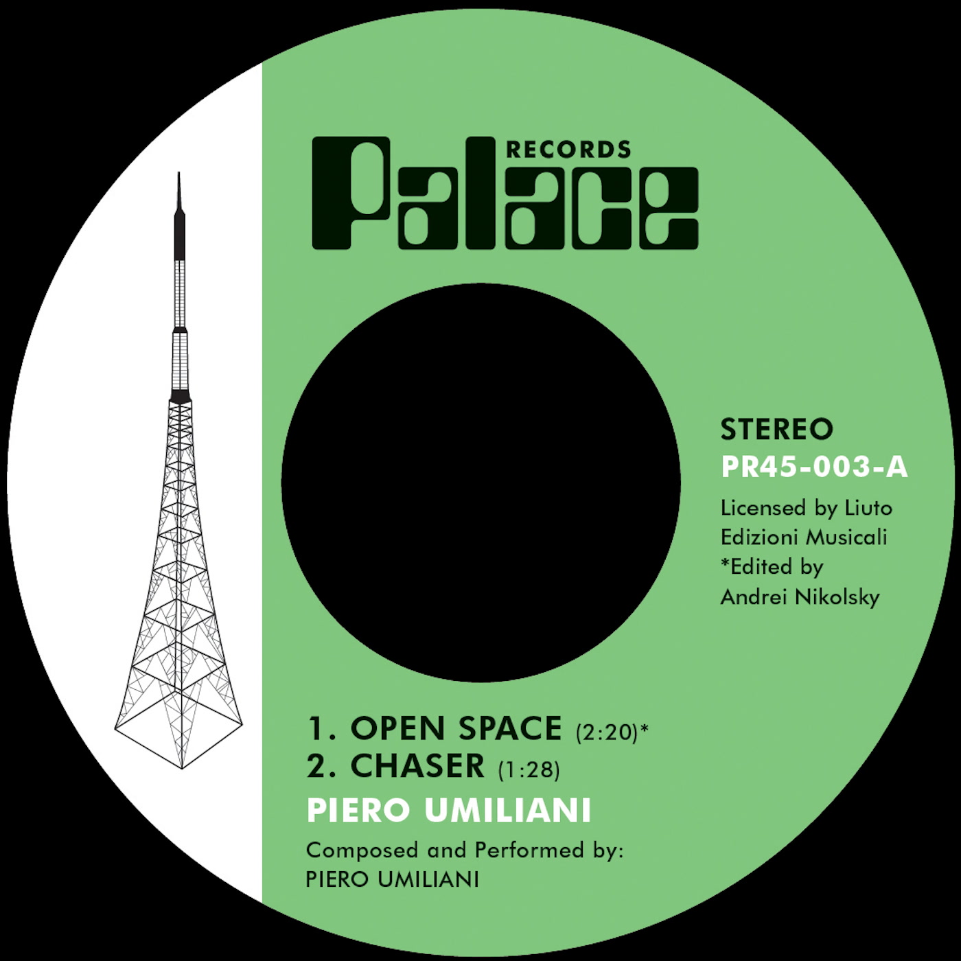 Piero Umiliani – Open Space / Union Pacific (Palace Records)