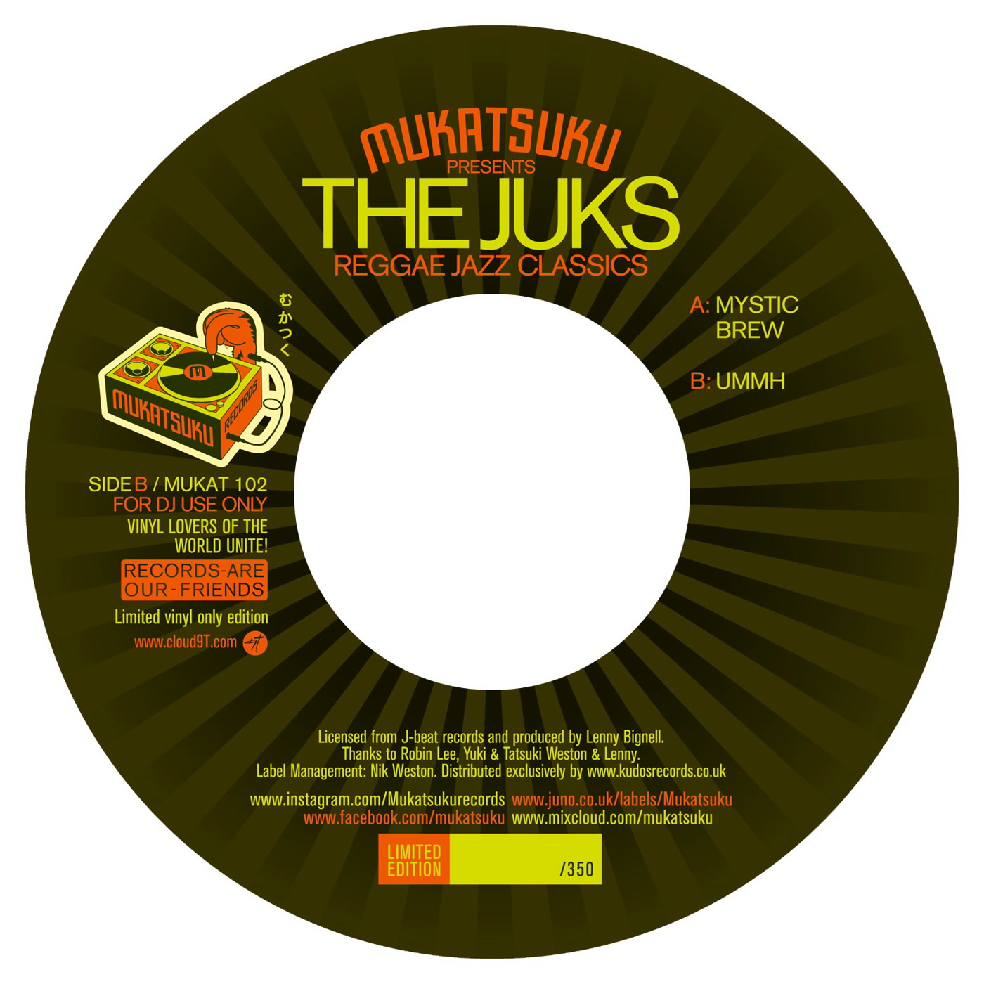 The Juks – Reggae Jazz Classics (Mukatsuku)
